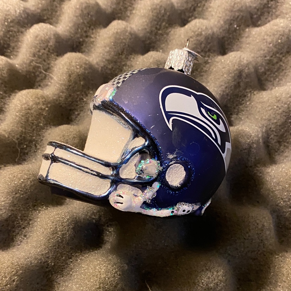 Seattle Seahawks Old World Christmas  Holiday Ornament